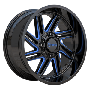 Diamond02-black blue milled